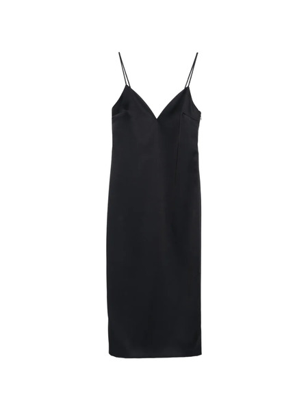 Twinset V-neck Strap Dress - Black 