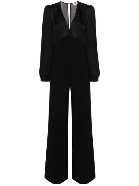  Twinset Wide-leg Jumpsuit - Black 