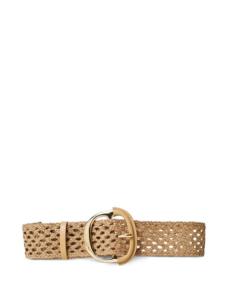  Twinset Woven Buckled Belt - Neutrals 