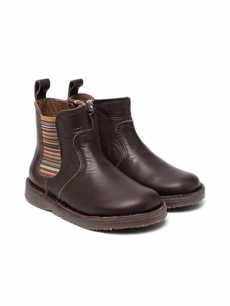  Two Con Me By Pépé Leather Chelsea Boots - Brown 