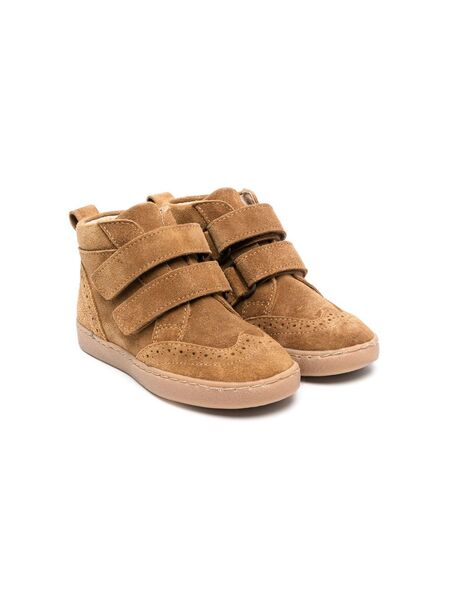  Two Con Me By Pépé Paul Suede Touch-strap Boots - Brown 