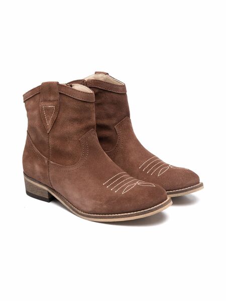  Two Con Me By Pépé Slip-on Ankle Boots - Brown 