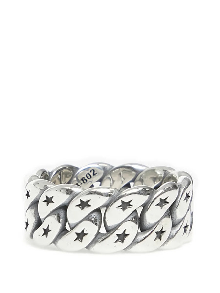  Twojeys Cuban-monogram Ring - Silver 