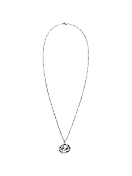  Twojeys Star Oval Sterling Silver Necklace 
