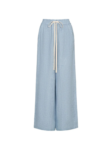  Twp Main St. Drawstring-waist Trousers - Blue 