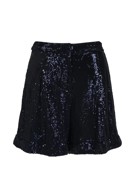  Twp Midnight Sequin Trousers - Black 