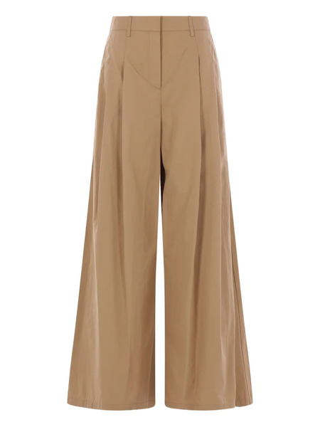  Twp Pleated Trousers - Brown 