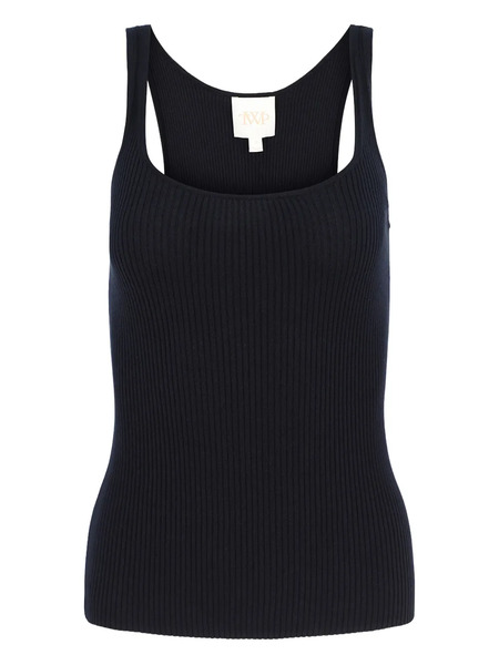  Twp Ribbed Tank Top - Black 