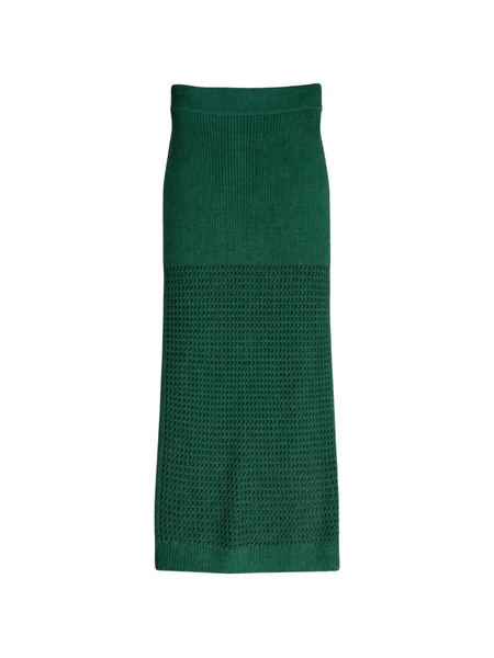  Twp Textured Midi Skirt - Green 