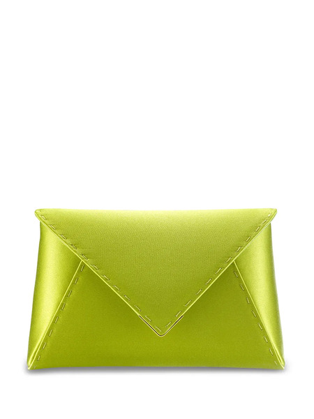  Tyler Ellis Small Lee Pouchet Clutch Bag - Green 