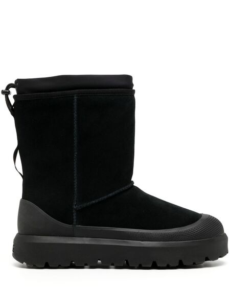  Ugg Classic Short Weather Hybrid Suede Boots - Black 