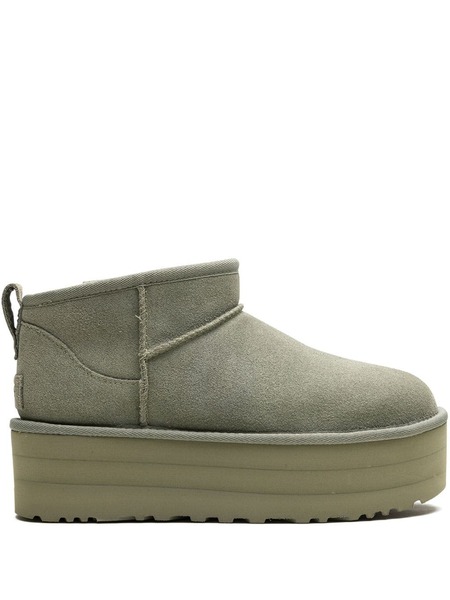  Ugg Classic Ultra Mini Platform shaded Clover Boots - Green 