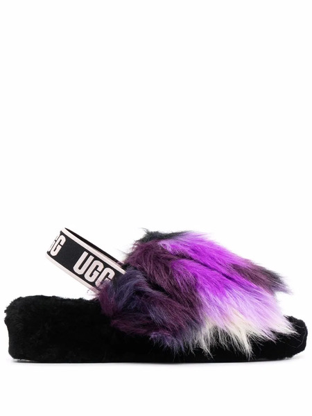  Ugg Fluff Yeahtie-dye Sandals - Purple 
