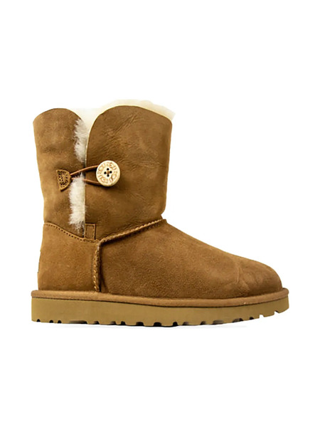  Ugg Kids Bailey Button Snow Boots - Brown 