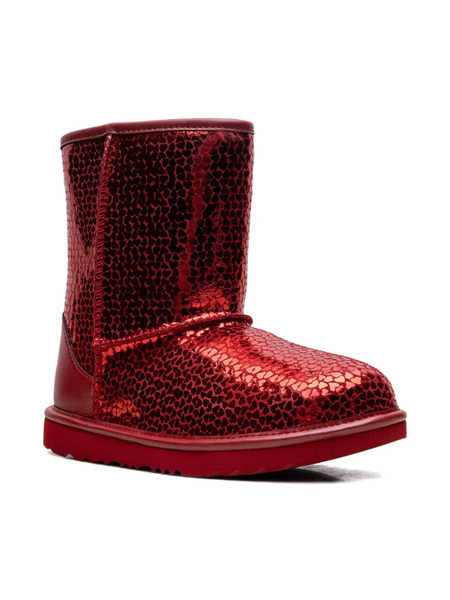  Ugg Kids Classic Ii Gel Hearts red Boots 