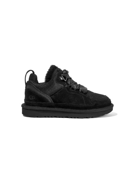  Ugg Kids Lowmel Suede Sneakers - Black 