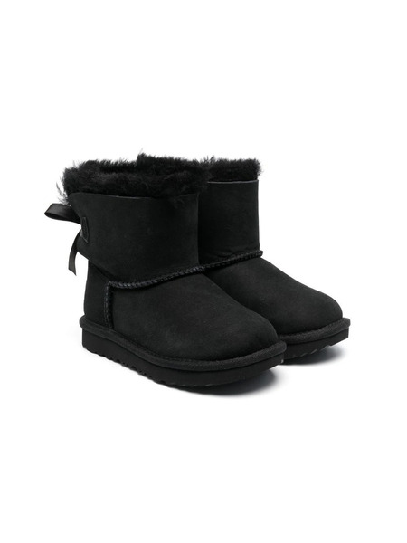 Ugg Kids Suede Ankle Boots - Black 
