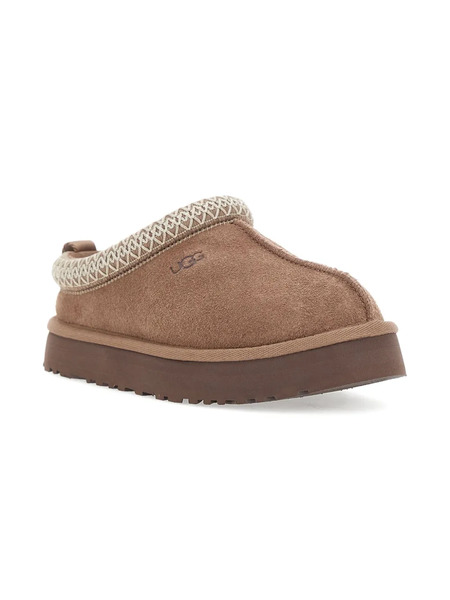  Ugg Kids Tazz Braided-trim Slippers - Brown 