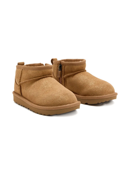  Ugg Kids Ultra Mini Classic Suede Boots - Brown 