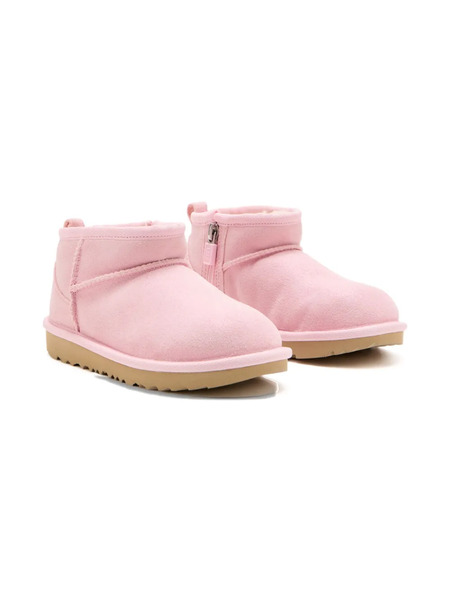  Ugg Kids Zip Suede Boots - Pink 