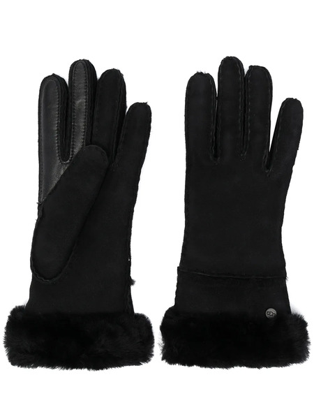  Ugg Logo Plaque Gloves - Black 