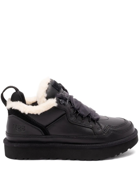  Ugg Lowmel Lace-up Shearling Sneakers - Black 