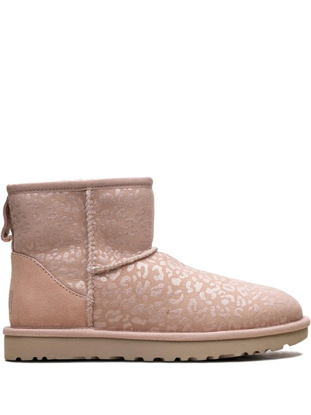  Ugg Mini Snow Leopard Classic Boots - Pink 