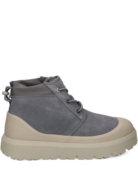  Ugg Neumel Suede Lace-up Boots - Obb Obsidian 