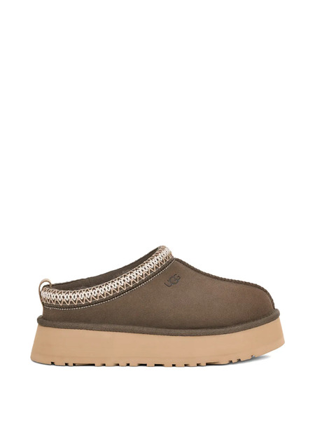 Ugg Patterned Platform Slippers - Green 
