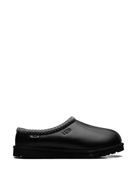  Ugg Tasman Leather Regenerate Slippers - Black 