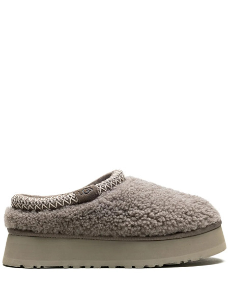  Ugg Tazz Maxi Curly smoke Plum Slippers - Grey 