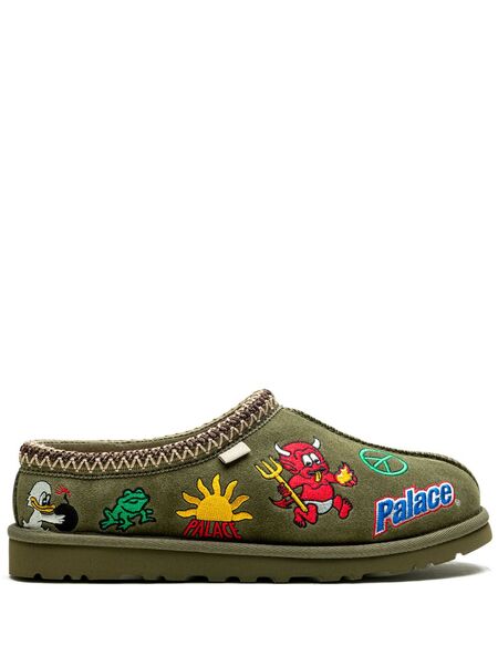  Ugg X Palace burnt Olive Tasman Slippers - Green 