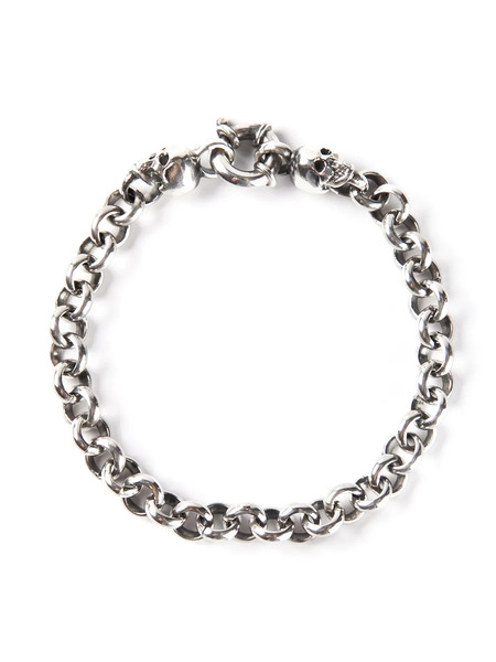  Ugo Cacciatori Skull Detail Bracelet - Metallic 