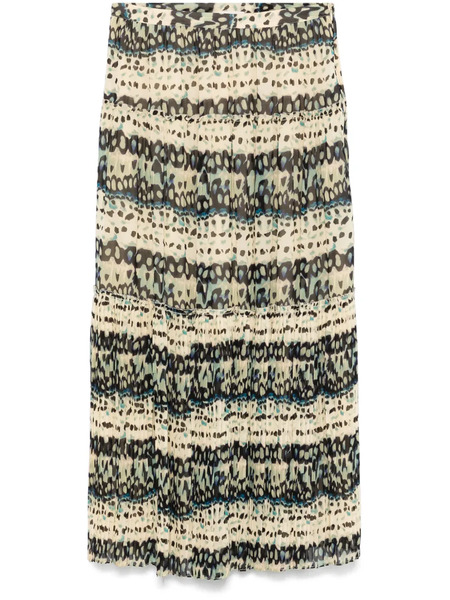  Ulla Johnson Adonis Midi Skirt - Neutrals 