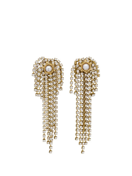  Ulla Johnson Crystal-embellished Chandelier Earrings - Gold 