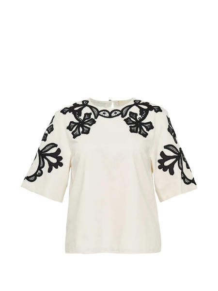  Ulla Johnson Embroidered Blouse - White 
