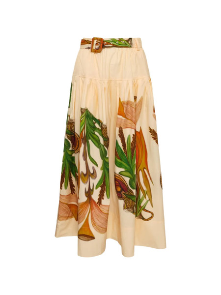  Ulla Johnson Filagree Midi Skirt - Neutrals 