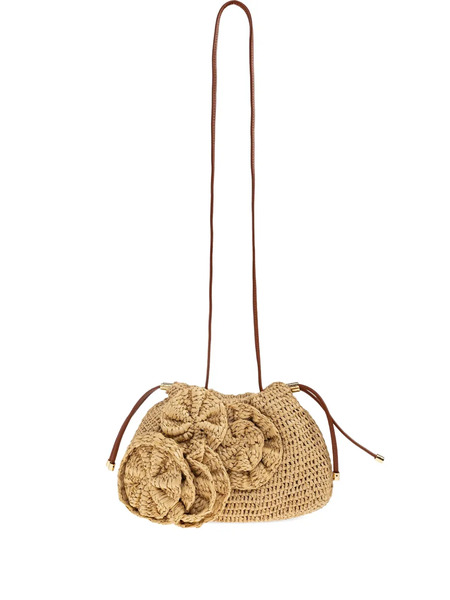  Ulla Johnson Flower-embellished Cross Body Bag - Neutrals 