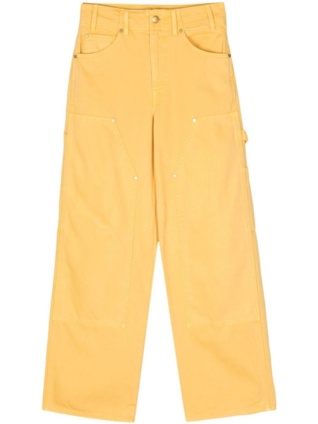  Ulla Johnson High-rise Straight-leg Jeans - Yellow 