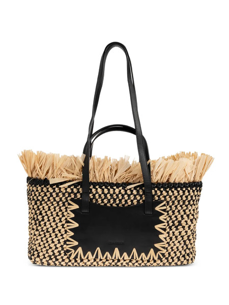  Ulla Johnson Lali Woven Tote Bag - Neutrals 