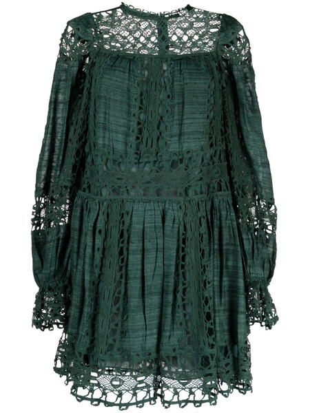  Ulla Johnson Lata Lace Minidress - Green 