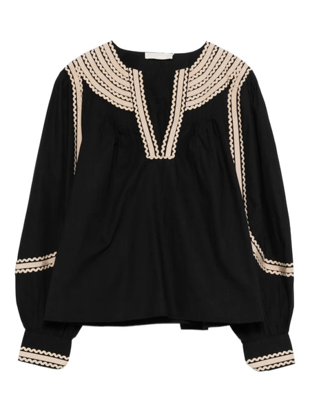  Ulla Johnson Laurenza Blouse - Black 