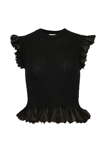  Ulla Johnson Leila Sleeveless Top - Black 