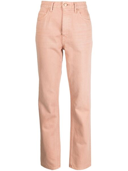  Ulla Johnson Mid-rise Straight-leg Jeans - Pink 
