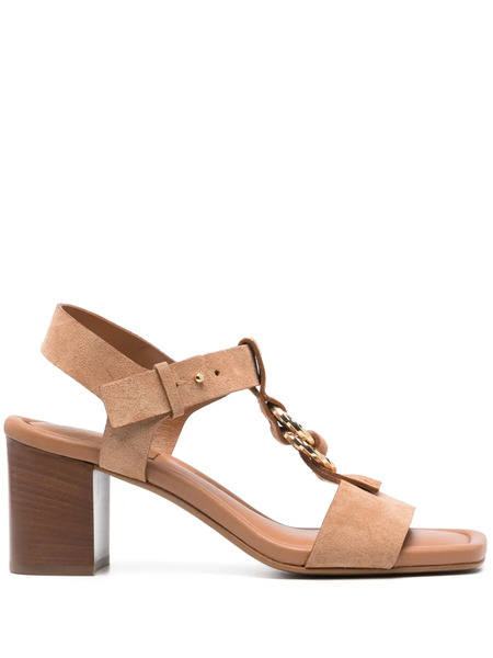  Ulla Johnson 75mm Suede Sandals - Brown 