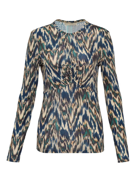  Ulla Johnson Neri Long-sleeves Top - Blue 