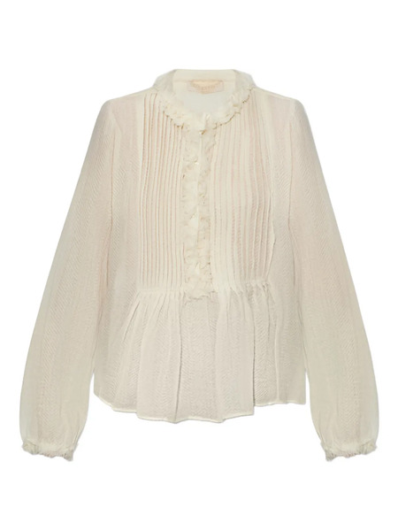  Ulla Johnson Ruffled Blouse - Neutrals 