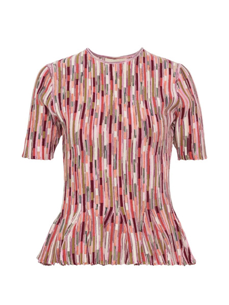  Ulla Johnson Samira Short-sleeve T-shirt - Pink 