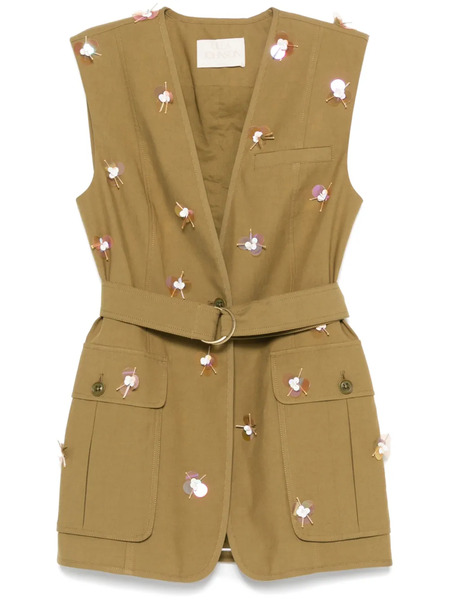  Ulla Johnson Twyla Gilet - Green 