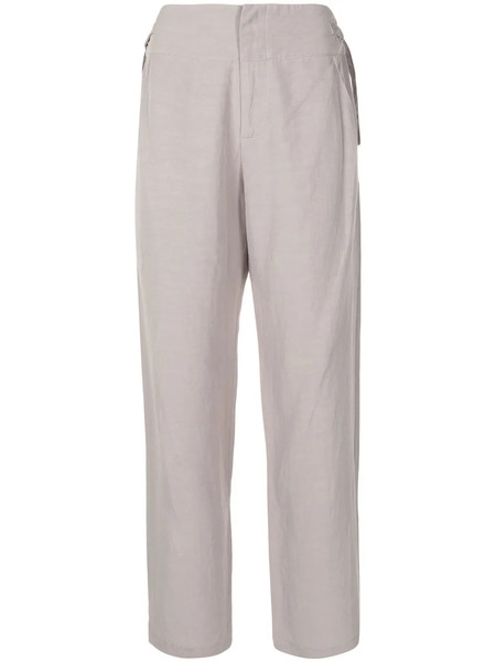  Uma | Raquel Blay High-waisted Straight-leg Trousers - Grey 
